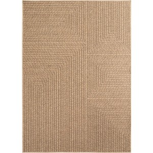 Tapis d’extérieur, matière jute, pour salon, cuisine, résistant aux UV, design moderne, antidérapant