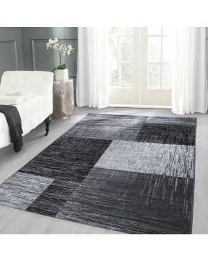 Modern design tapijt Plus 8001 zwart