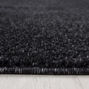 Tapis d’intérieur, couleur anthracite, pour salon, style bohème, résistant et durable, antidérapant