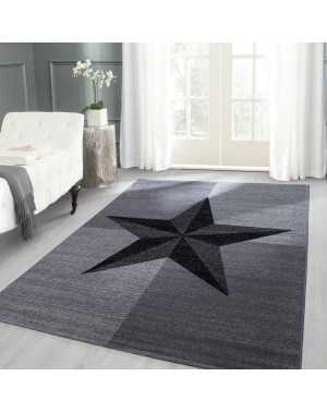 Modern design vloerkleed Plus 8002 Grijs