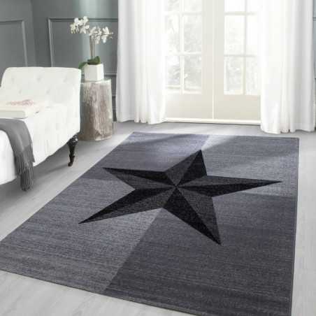 Tapis moderne designe Plus 8002 Gris