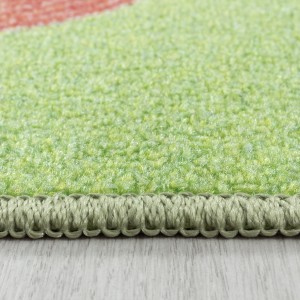 Tapis de enfants à poils courts Motif de Scène de la circulation Vert