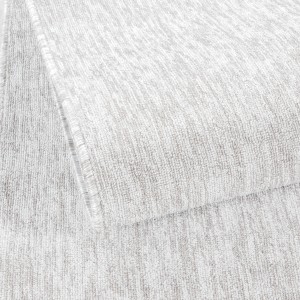 Tapis de salon à poil ras hauteur 4mm Bureau à domicile marbré Crème