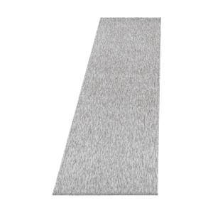 Woonkamerkleed met korte, glanzende gemarmerde pool, 4 mm hoog, lichtgrijs