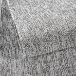 Woonkamerkleed met korte, glanzende gemarmerde pool, 4 mm hoog, lichtgrijs