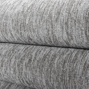 Tapis de salon à poil ras marbré brillant hauteur 4mm Gris clair