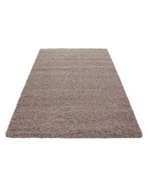 Tapis Shaggy pile longue couleur unique Hauteur de pile 5cm Beige