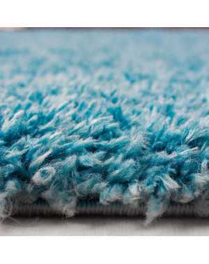Ancona Supersoft Shaggy Rug, unieke turquoise kleur