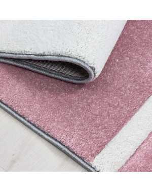 Modern 3D-tapijt met contourgesneden design, Hawaii 1310 Roze