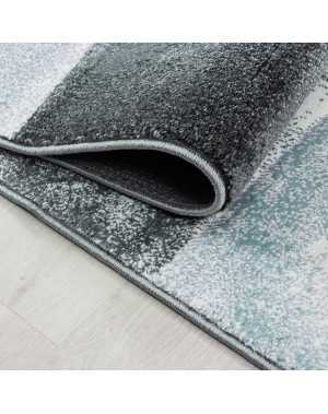 Modern 3D-tapijt met contourgesneden design, Hawaii 1710 Blauw