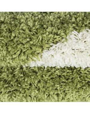 Kindervoetbalkleed voor de kinderkamer, groen en wit