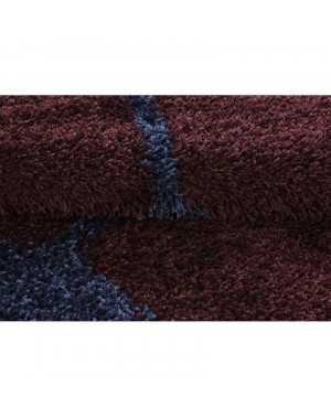 Kindervoetbalkleed voor de kinderkamer, bordeauxrood-donkerblauw