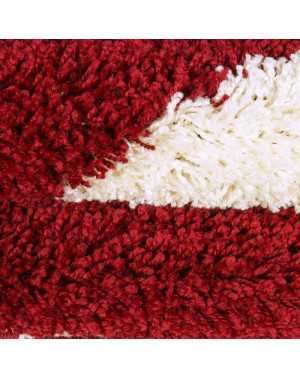 Kindervoetbalkleed voor de kinderkamer, rood en wit