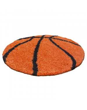 Kinderbasketbalkleed voor de kinderkamer, oranje-zwart