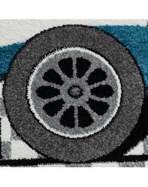 Kinderkleed Formule 1 Raceauto Kinderen 0460 BLAUW