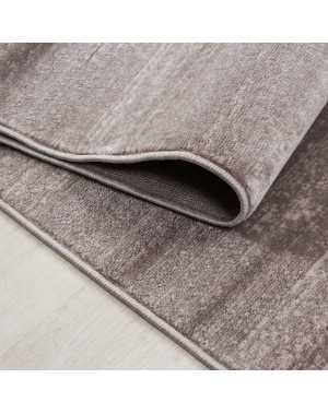 Tapis de salon poils courte moderne designe Beige Mocca