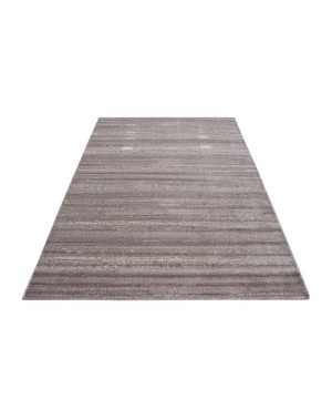 Modern, kortpolig vloerkleed voor de woonkamer, beige mokka