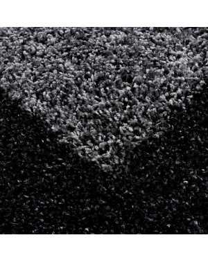 Hoogpolig vloerkleed, design antracietgrijs